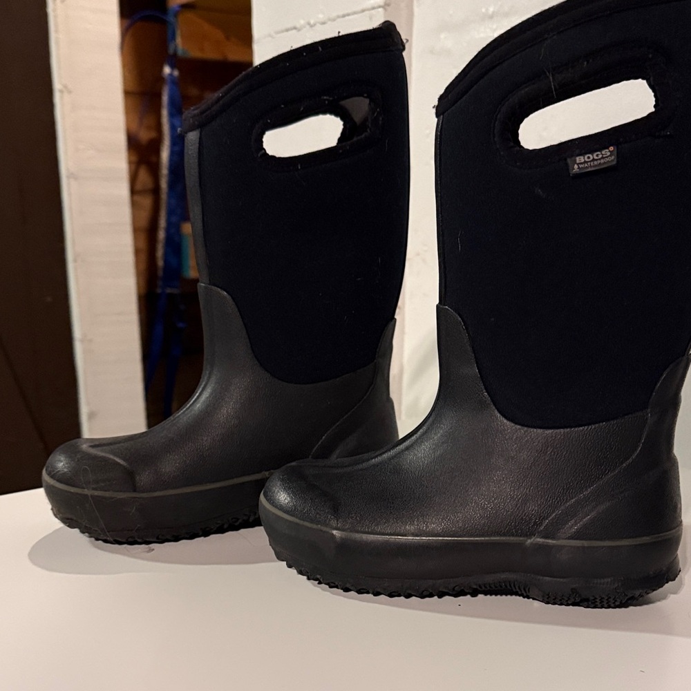BOGS Kids Black Boots